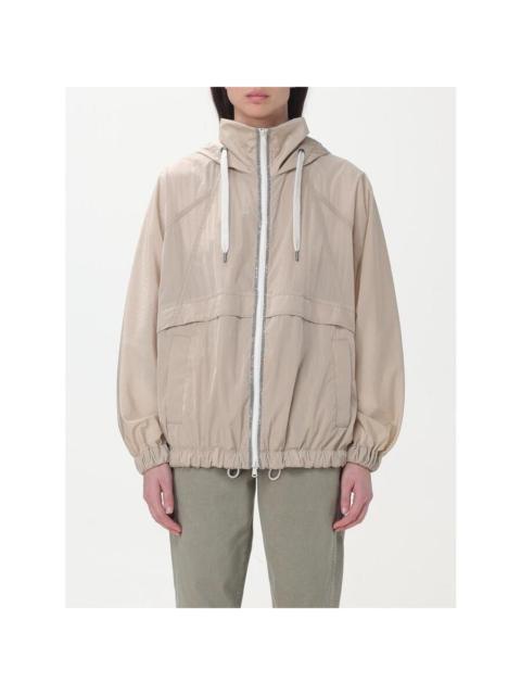 Brunello Cucinelli Brunello Cucinelli Wolight Beige Hooded Jacket