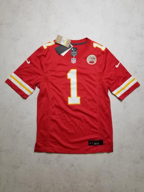 Nike Nike Xavier Worthy#1 Kansas City Chiefs On Field Red Jersey