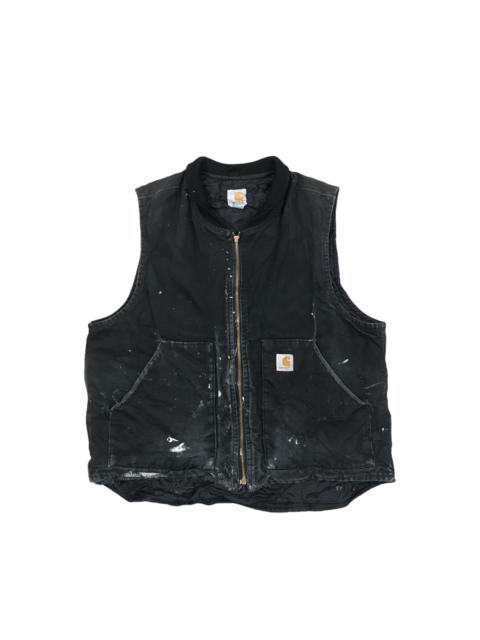 Carhartt Vintage 90’s Carhatt Black Splash Distressed Paints