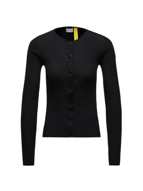 Moncler x EE72 by Edward Enninful Wool Cardigan black