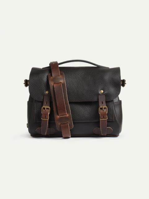 Bleu de Chauffe ÉCLAIR S POSTMAN BAG  -  DARK BROWN