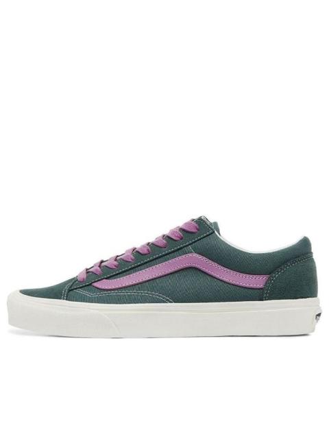 Vans Vans Style 36 Casual Fashion Skate Shoes Unisex Green Purple VN0A3DZ3BOC
