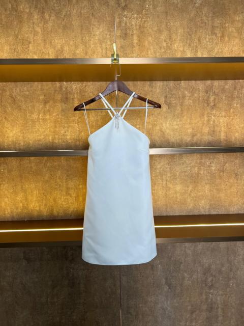 Miu Miu Miu Miu Star Embellished Halter Dress 