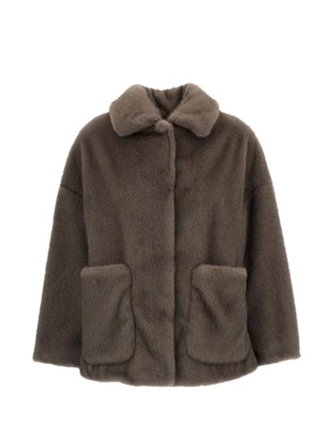 Herno Herno Women Faux Fur Bomber Jacket