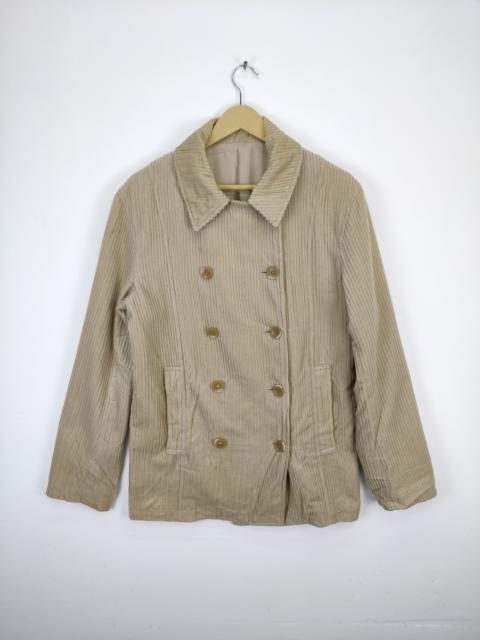 Other Designers Vintage - Vintage Corduroy Peacoat Blazer Jacket