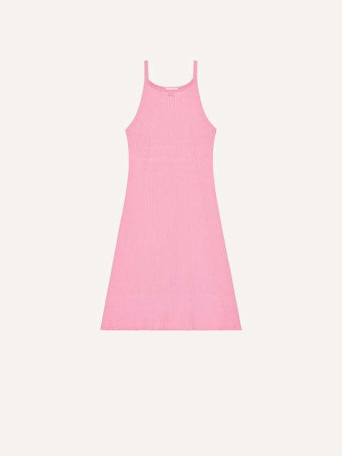 courrèges RIB KNIT A-LINE DRESS
