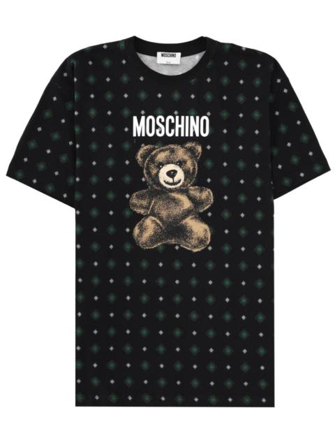 Moschino Moschino Women’s Teddy Bear Graphic Oversized T-Shirt Dress