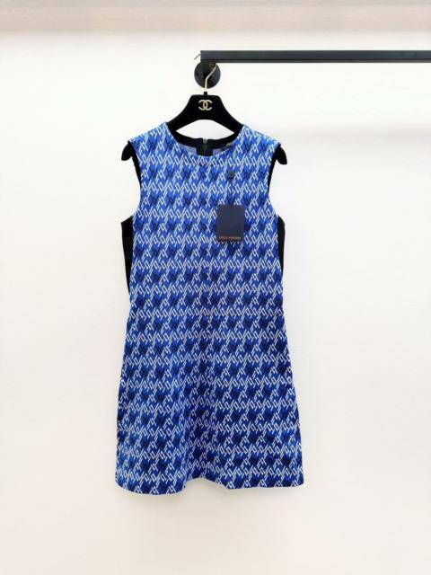 Louis Vuitton Louis Vuitton Women's Silk Dress in Deep Blue 