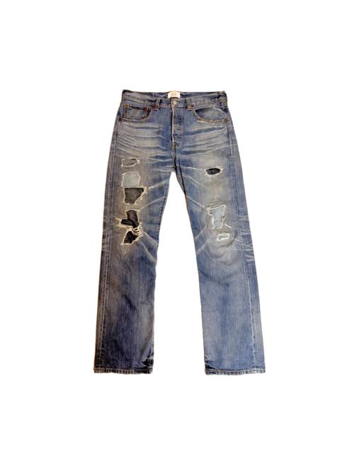 Levi's Levis Distressed Washed Jeans
