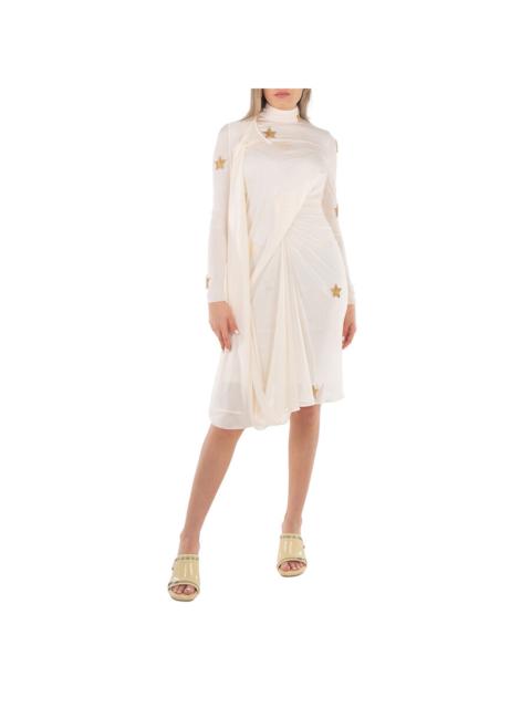 Burberry Burberry Ladies Star Pattern Drape Dress, Brand Size 2 (US Size 0)