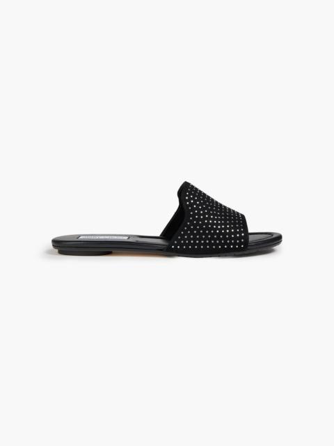 JIMMY CHOO Nanda studded suede slides