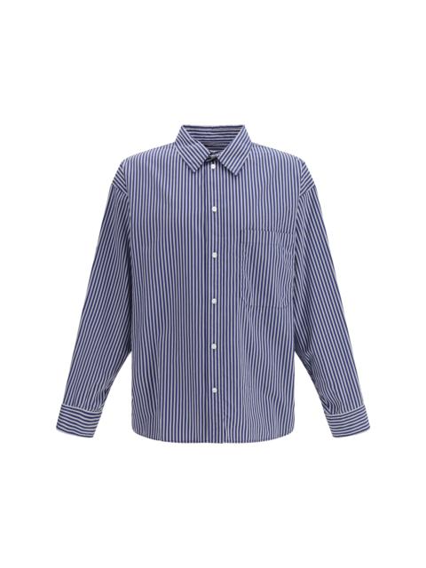 BALENCIAGA Balenciaga Men Embroidered Poplin Oversized Shirt