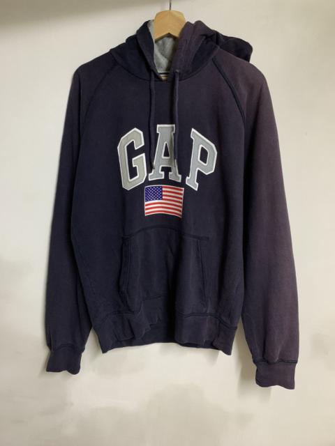 Other Designers GAP Faded Big Spellout USA Flag Distressed