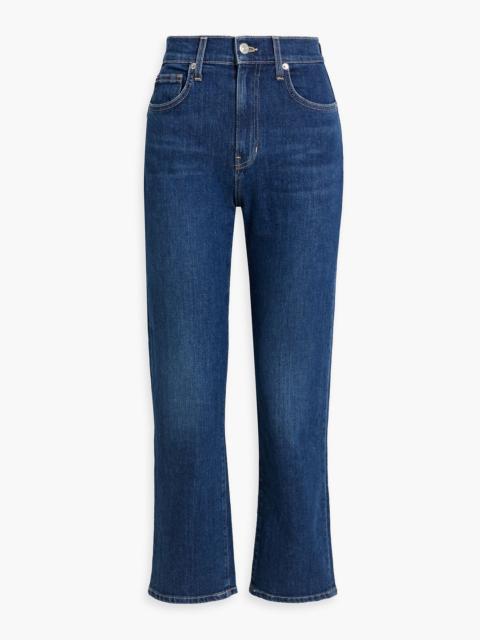 VERONICA BEARD Joey high-rise straight-leg jeans