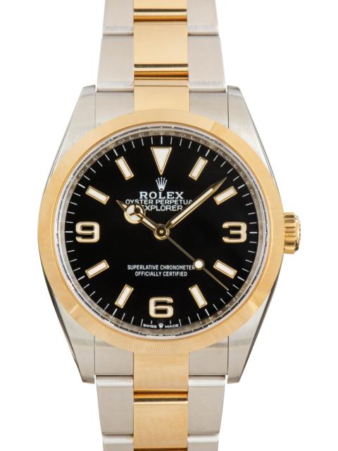ROLEX Mens Rolex Explorer Black 124273