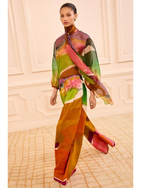 ULLA JOHNSON Anisa LS Organza Blouse