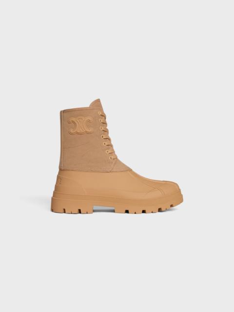 CELINE RILEY LACE-UP BOOT IN CANVAS