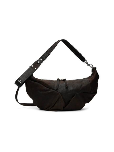 Vivienne Westwood Brown Agnes Medium Shoulder Bag