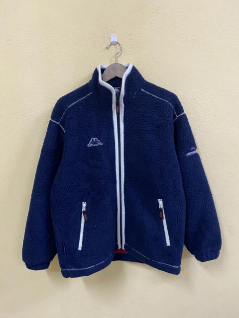 Other Designers Kappa - Kappa Fleece Sherpa Jacket Full Zipped