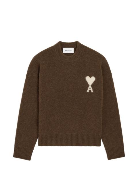 AMI Paris Ami Paris Women Ami De Coeur Wool Crewneck Sweater