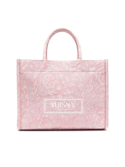 VERSACE Athena Barocco-print tote bag