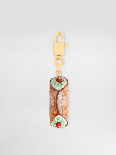 Dolce & Gabbana Sicily cannolo keychain charm