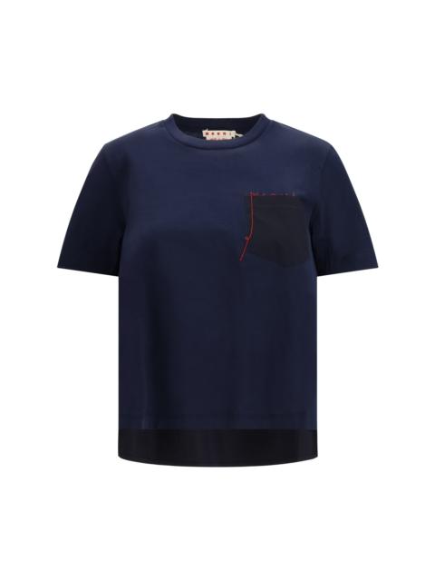 Marni Marni Women Short-Sleeved T-Shirt Back And Pocket On