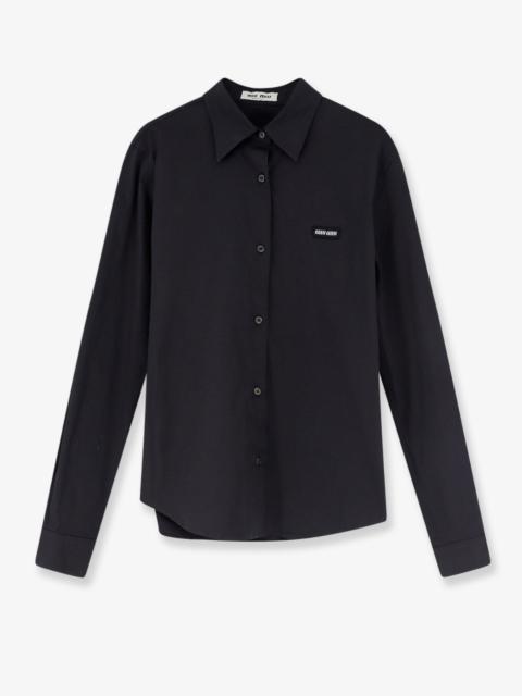 Miu Miu Miu Miu Stretch Poplin Shirt