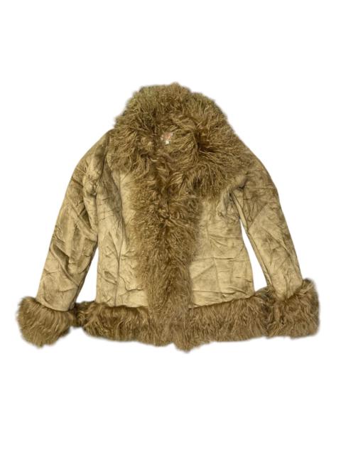 Other Designers Vintage - JAPANESE BRAND GF FAUX FUR COAT JACKET