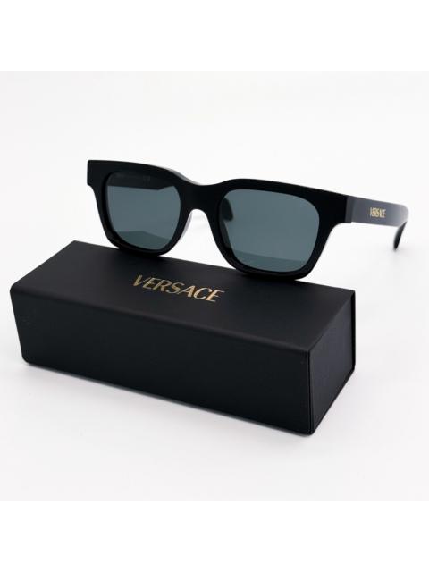 VERSACE NEW VE4486 GB1/87 VERSACE SUNGLASSES UNISEX BLACK EYEWEAR MO