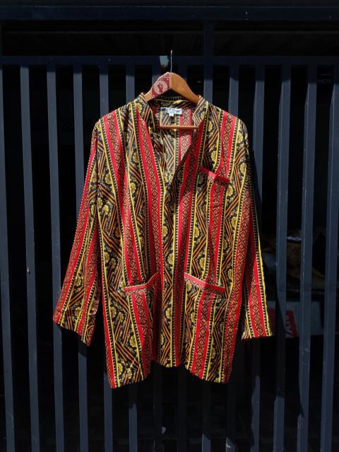 Other Designers 💥 Vintage Sambalpuri Kurta Pyjamas Red Bohemian Style