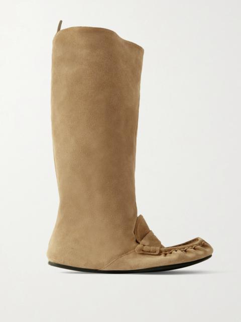 Acne Studios Suede Knee Boots
