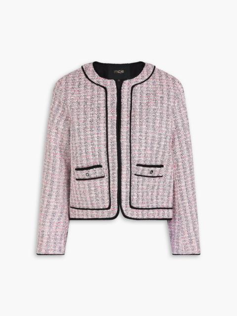 maje Metallic tweed jacket