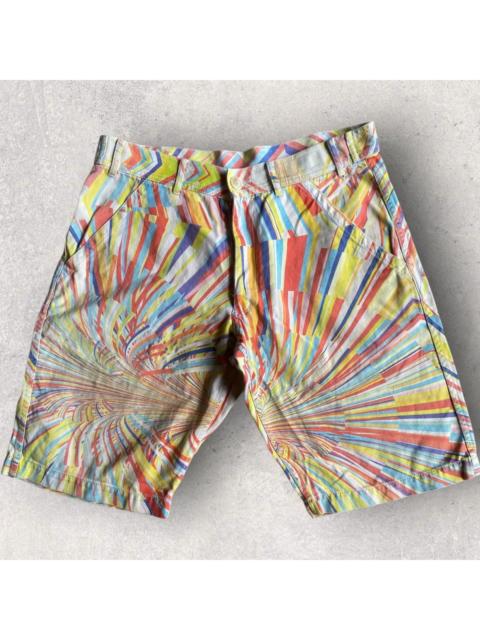 Comme Des Garçons Comme Des Garcons Shirts Psychedelic Print Shorts