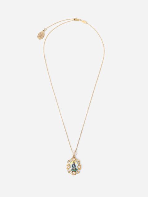 Dolce & Gabbana Sicily Pendant 18 carat yellow gold