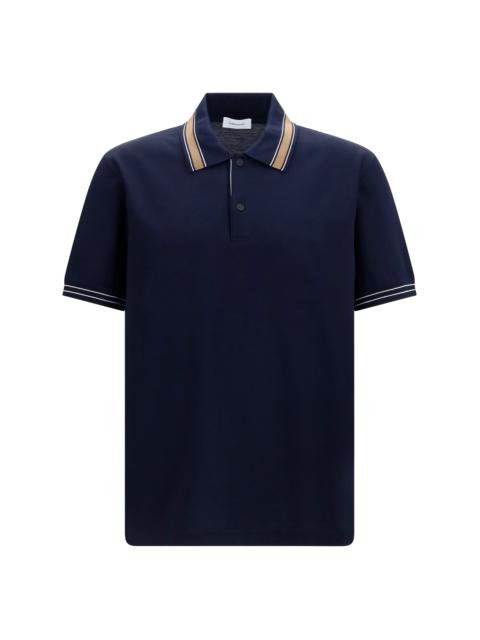 FERRAGAMO Ferragamo Men Cotton Piqué Polo Shirt