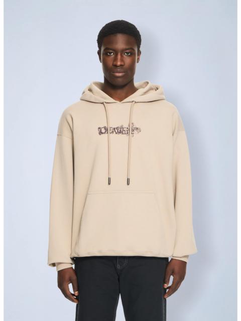 Off-White Off-White Men Heraldic Arrow Skate Hoodie