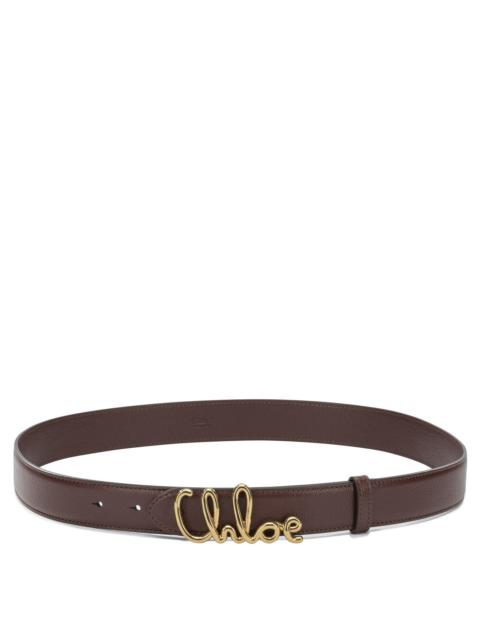Chloé Chloé Iconic Leather Belt Brown Women