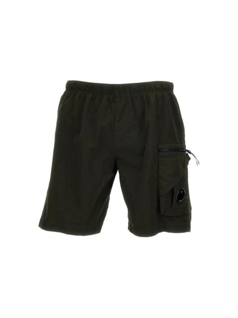 elasticated-waist swim shorts