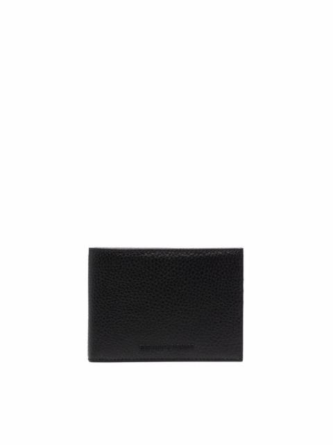 EMPORIO ARMANI Leather bifold wallet