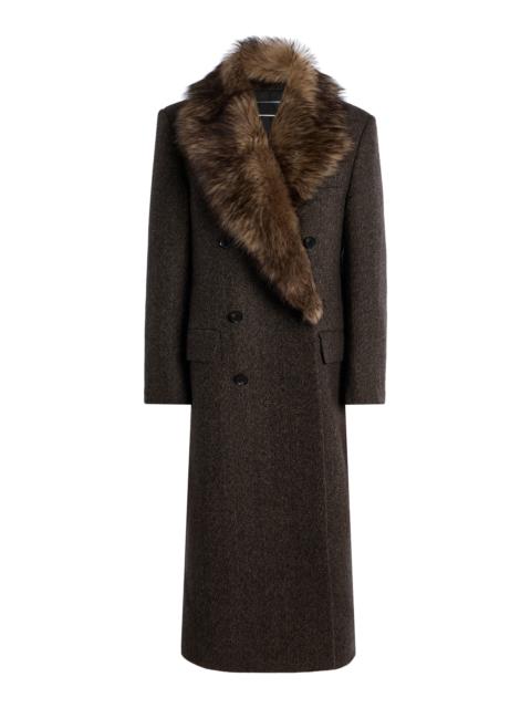 NILI LOTAN Edina Wool Coat neutral