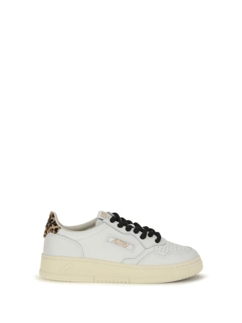 AUTRY Autry Medalist Low Leather Sneakers White/Leopard