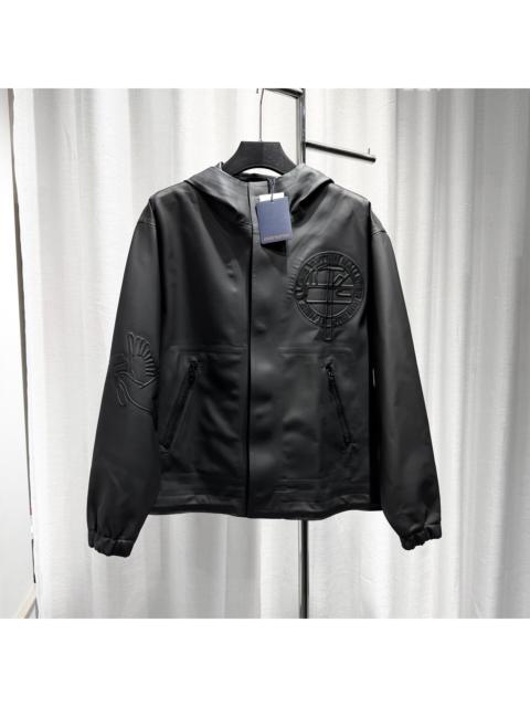 Louis Vuitton Louis Vuitton Logo Hooded Black Jacket