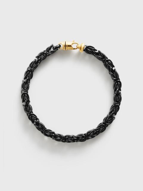 TOTEME Byzantine collar black/gold
