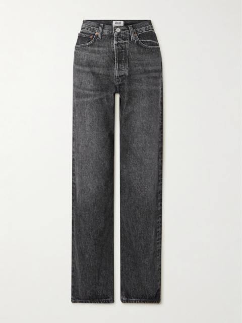 AGOLDE Kelly Mid-rise Straight-leg Organic Jeans
