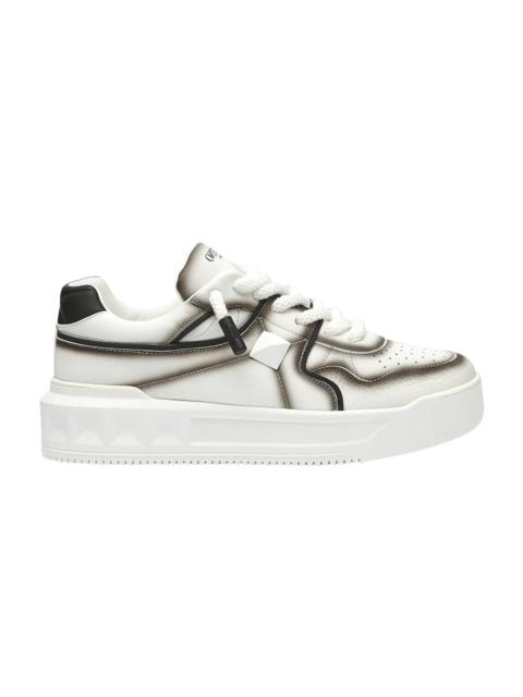 Valentino Valentino One Stud Low 'White Black Fade'