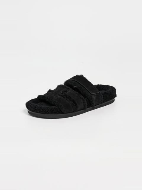 TORY BURCH Ines Shearling Sport Slides