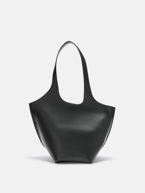 THE ATTICO ''LA SCOOP'' BLACK SHOULDER BAG