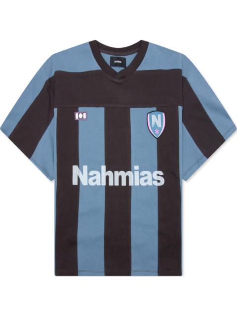 NAHMIAS SOCCER JERSEY - BLUE/OCEAN STRIPE