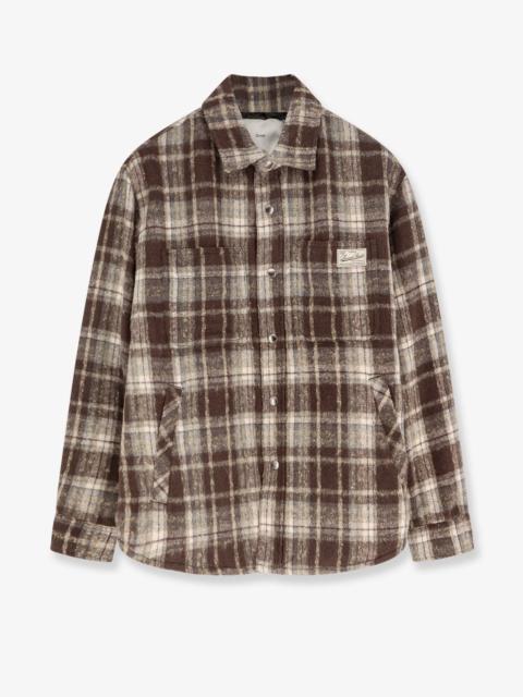 Dunst Dunst Madras Pattern Flannel Jacket Brown Check